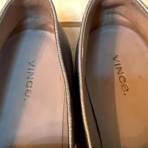 Vince Women's Silver Loafers size 9 - Picture 2 of 10